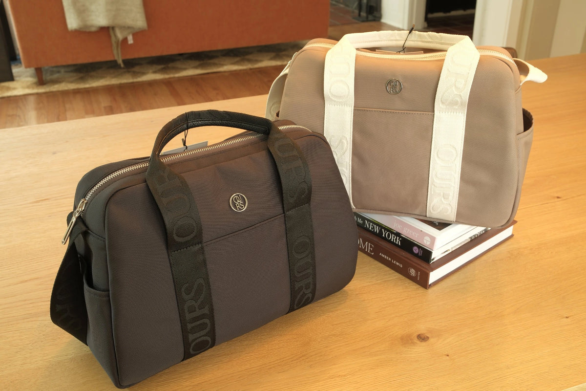 OURS Parent Bag in Stone and Black
